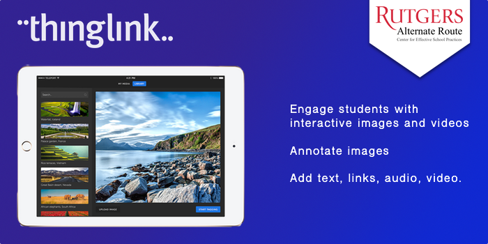 Thinglink - Engage students with interactive images and videos Annotate images. Add text, links, audio, video.