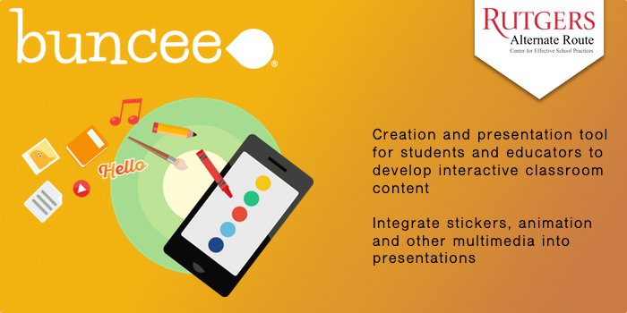 Buncee - Creation and presentation tool for students and educators to develop interactive classroom content. Integrate stickers, animation and other multimedia into presentations.