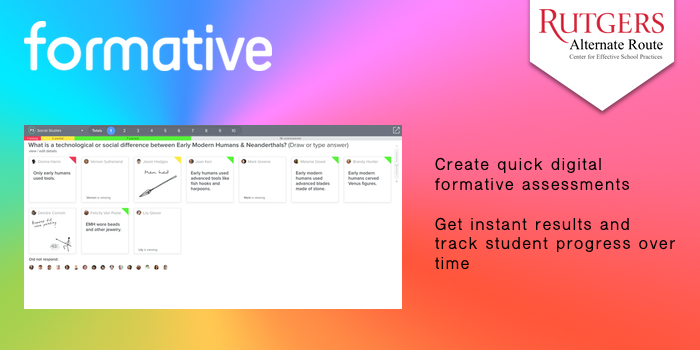 Formative - Create quick digital formative assessments. Get instant results and track student progress over time.