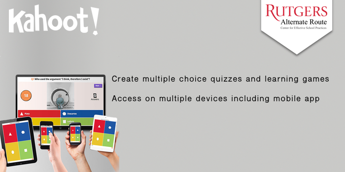 Kahoot - Create multiple choice quizzes and learning games. Access on multiple devices including mobile app.