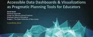 Accessible Data Dashboards & Visualizations as Planning Tools