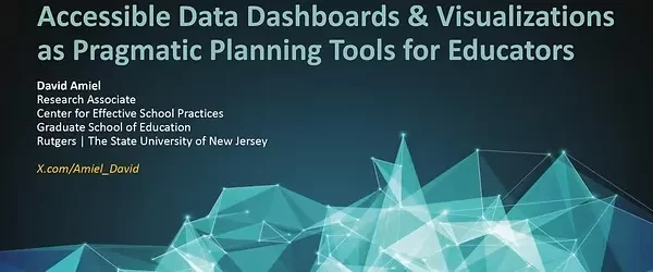 Accessible Data Dashboards & Visualizations as Planning Tools