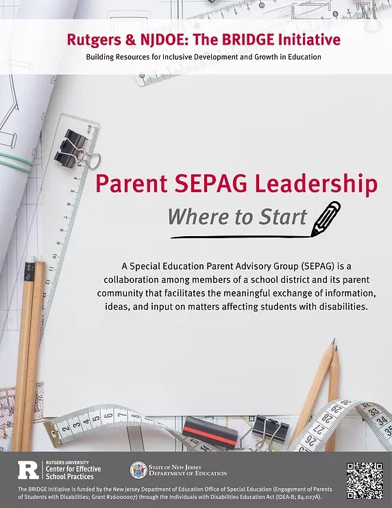 Parent SEPAG Leadership- Where to Start Guide english