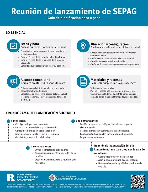 SEPAG Kickoff Meeting Guidance spanish