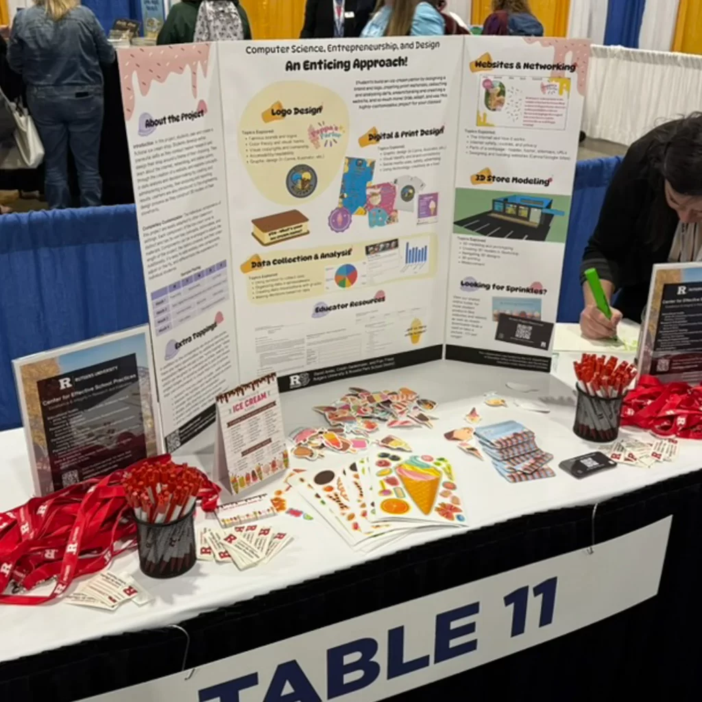 Showcases Computer Science, Partnering Educator, and Ice Cream at NSTA