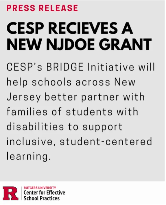 cesp recieves a new njdoe grant