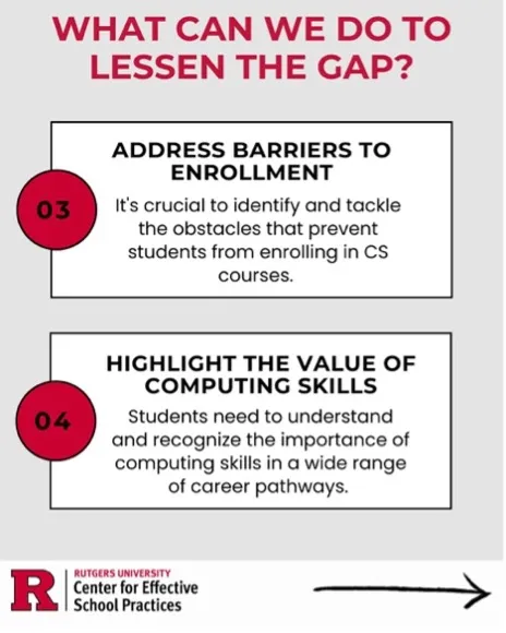 what can we do to lessen the gap 2