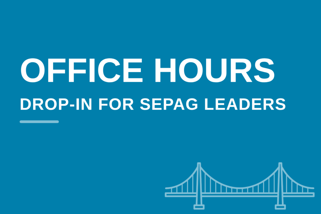 November Drop-in SEPAG Support Hours